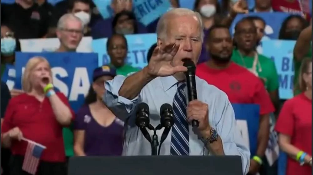 Protestor Interrupts Biden’s Rally With MAJOR Chant!! It is The TRUTH!!