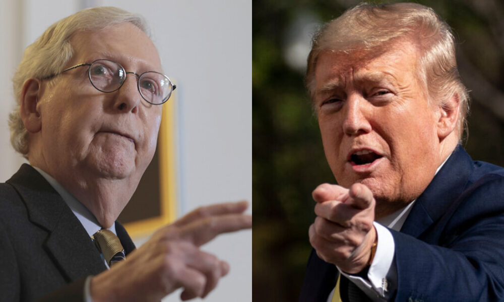 Trump Unleashes on McConnell After Midterm Losses: ‘Everyone Despises Him’￼