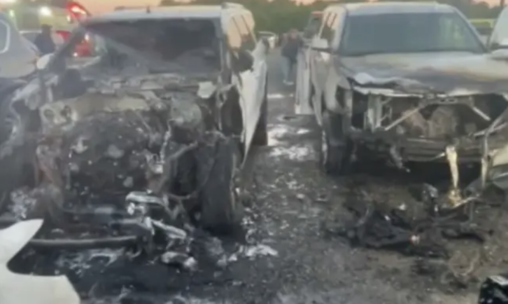 DEVELOPING: Five Cars Rented by Biden’s Secret Service in Nantucket Burst Into Flames (VIDEO)￼